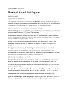 Coptic Church Part 3.3
