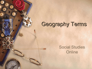Geography Terms (ppt)