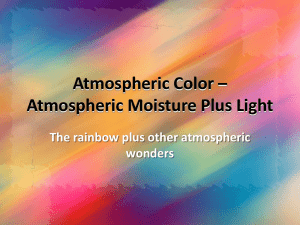 Atmospheric Color Atmospheric Moisture Plus Light