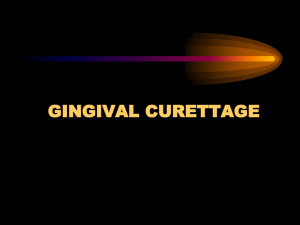4th year gingivectomy and gingival curettage