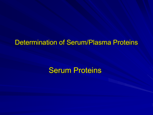 Determination of Proteins