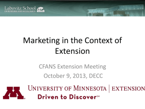 2013 U Of Minnesota Extension PowerPoints