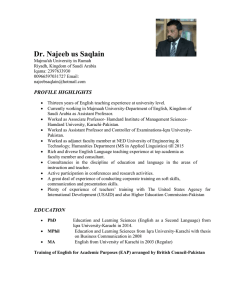 Dr. Najeeb us Saqlain