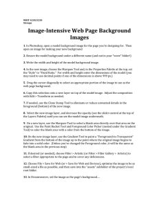 Image-Intensive Web Page Background Images