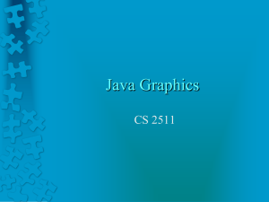 Java Graphics CS 2511