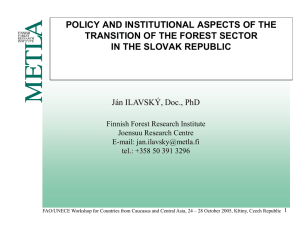 Slovakia Forest Policy (ppt)