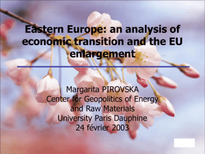 Eastern Europe - an analysis of Economic Transition (PPT)