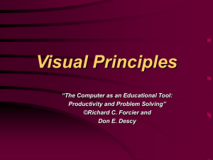 Visual Principles 1