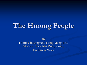 The Hmong People By Djoua Chuyangheu, Kong Meng Lee,