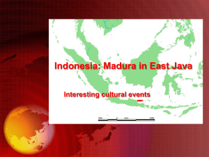 Indonesia - madura cultural events