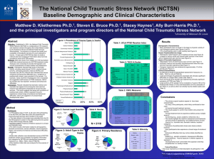 The National Child Traumatic Stress Network (NCTSN) Baseline Demographic and Clinical Characteristics