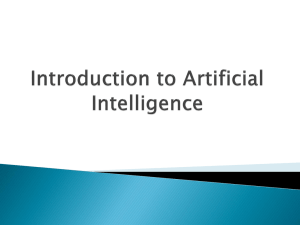 Introduction to AI