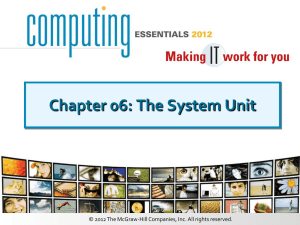 Chapter 06: The System Unit