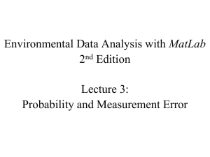 MatLab 2 Edition Lecture 3: