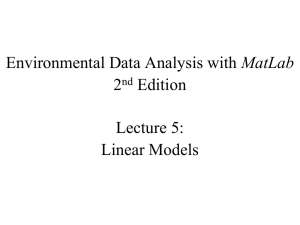 MatLab 2 Edition Lecture 5: