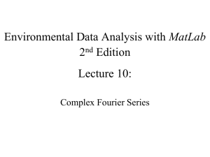 MatLab 2 Edition Lecture 10: