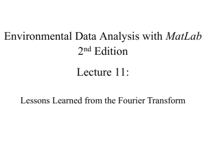 MatLab 2 Edition Lecture 11: