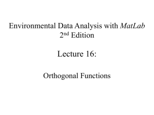 Lecture 16: MatLab 2 Edition