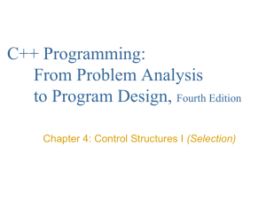 C++ Programming: From Problem Analysis to Program Design, Fourth Edition