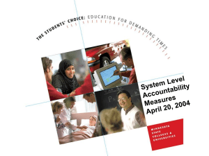 Review System-Level Accountability Measures for Affordability and Student Success at Transferring Institutions versus Non-Transfer Students