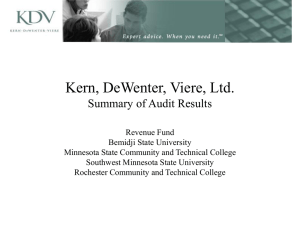 Kern DeWenter Viere - Campus Audit