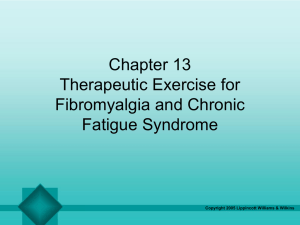Fibromyalgia and Chronic Fatigue Syndrome