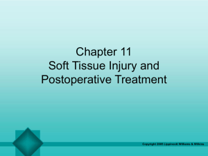 Soft Tissue Injury and Postoperative Treatment