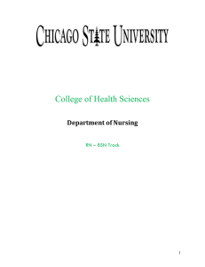 College of Health Sciences Department of Nursing