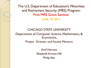 MRS Grant Seminar 2014