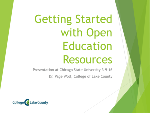 Open Education Resources
