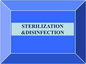 STERILIZATION &amp;DISINFECTION