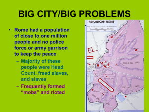 Rome - Big City Big Problems (ppt)