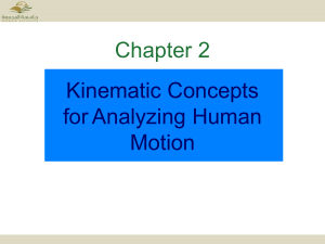 Chapter 2 Kinematic Concepts for Analyzing Human Motion
