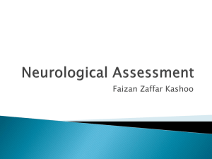 Neurological assessment