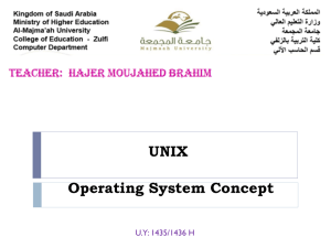 Lecture4 Operating system concept