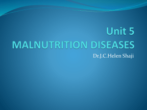 Malnutrition Diseases
