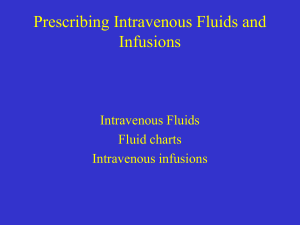 Intravenous fluids