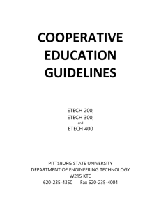 Cooperative Education Forms