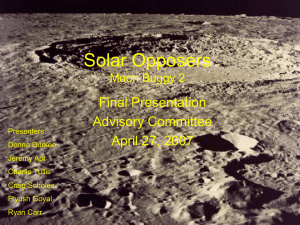 Solar Opposers Final Presentation Advisory Committee April 27, 2007