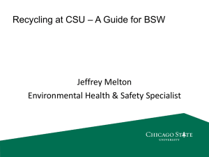 BSW Recycling PowerPoint