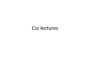 css introduction