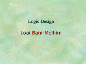 Logic Design Loai Bani-Melhim