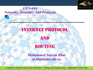 NETWORKING PROTOCOLS