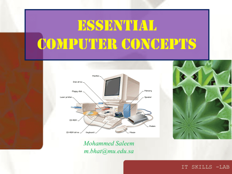 computer concepts assignment 1