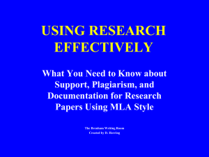 Using Research Effectively