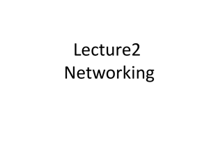 Lecture2 Networking