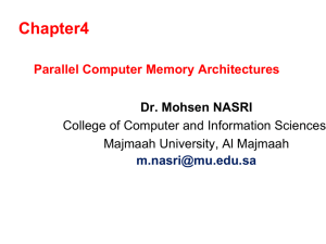 Chapter4 Dr. Mohsen NASRI College of Computer and Information Sciences,
