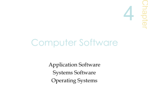 4 Computer Software Chap ter