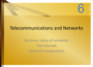 6 Telecommunications and Networks Chap ter