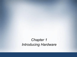 Introducing Hardware